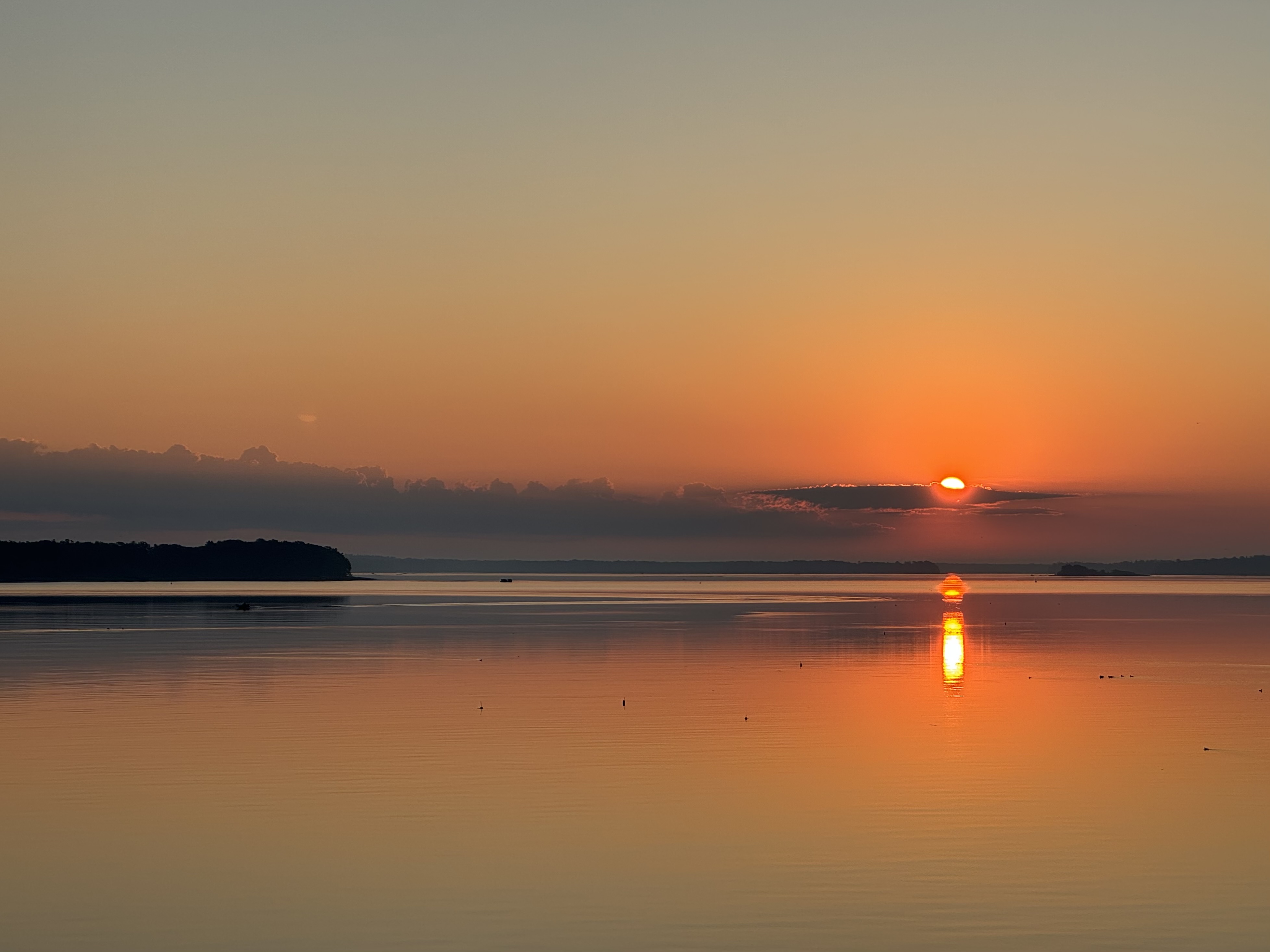 Evening light on the Maine coast